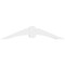 Ekena Millwork Archdale Architectural Grade PVC Gable Bracket, 60"W x 12 1/2"H x 6"D x 6"F, 5/12 Pitch GBP060X13X0606ARC00 - alternate 5